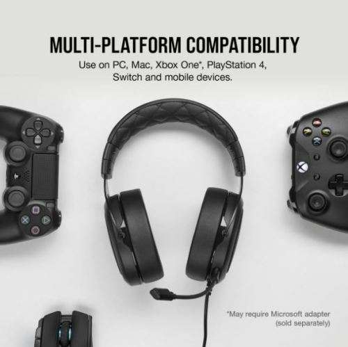 Corsair HS50 PRO Stereo Gaming Headset - Black (FREE SHIPPING)