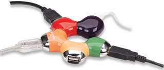Manhattan USB 4 Port Flower Hub