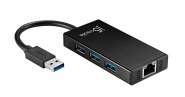j5 create - 3x USB3.0 Hub with Gigabit Lan, ideal for desktop or notebook