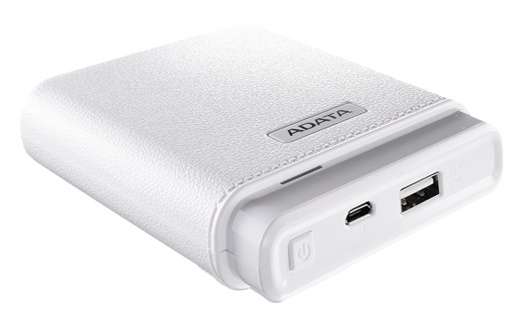Adata PV150 White PowerBank - Universal mobile device battery , 10,000mAh