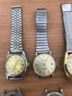 Ten watches for sale (winding). Very unusual lot. See pictures as part of the description
