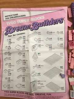 TYCO SUPER BLOCKS-DREAM BUILDERS.