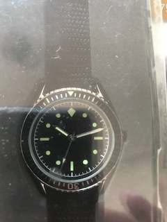 TWO COLLECTABLE MILITARY REPLICA WATCHES-FRENCH SEAMAN AND GERMAN NAVAL COMMANDO-UNOPENED