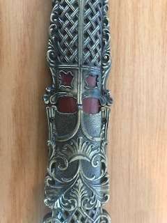 AMAZING, HIGHLY DETAILED, ORNATELY DECORATED (WORK OF ART) REPLICA, MEDIEVAL SWORD-SEE PICTURES