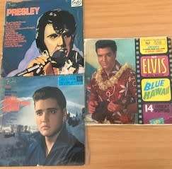 ELVIS PRESLEY-THREE GREAT ELVIS VINYL ALBUMS FOR THE ELVIS FAN-CLASSICS FROM THE 60`S