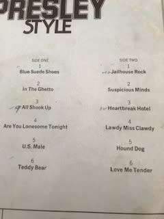 ELVIS PRESLEY-THREE GREAT ELVIS VINYL ALBUMS FOR THE ELVIS FAN-CLASSICS FROM THE 60`S