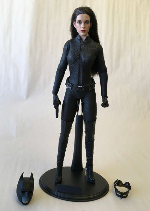 Sixth Scale Kit-bash Figure of Anne Hathaway`s Selina Kyle (Catwoman) with Batman`s Cowl