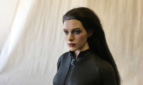 Sixth Scale Kit-bash Figure of Anne Hathaway`s Selina Kyle (Catwoman) with Batman`s Cowl