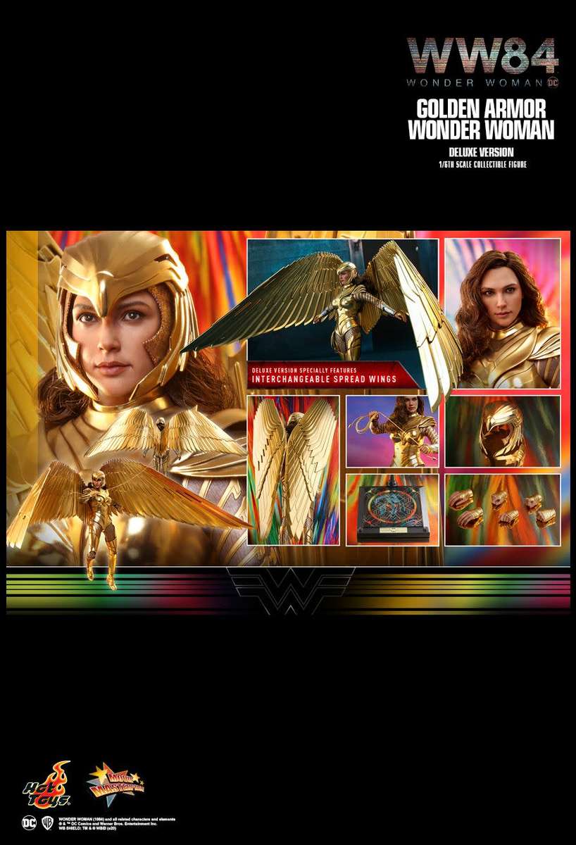 Hot Toys, Gal Gadot, Wonder Woman 1984, Golden Armor Wonder Woman (Deluxe), MMS 578