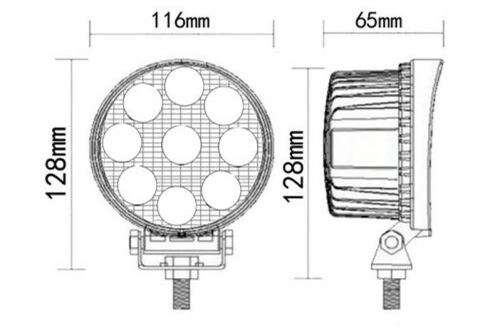 27W LED SPOT-LIGHT.  GREAT FOR ALL VEHICLES AND CAMPING  AS WELL !!!