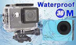 4K WiFi Waterproof Sports Action Camera - Ultra HD - Super Wide Angled Lens - HDMI with REMOTE