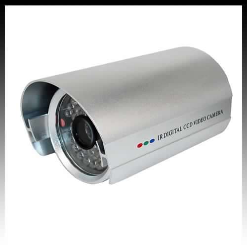 1200TVL Infra Red / Colour CCD  BULLET CAMERAS - Silver
