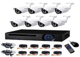 CCTV SURVEILLANCE KITS - 8 CHANNEL - 1200 TVL INDOOR /OUTDOOR CAMERAS (3G & Internet remote viewing)
