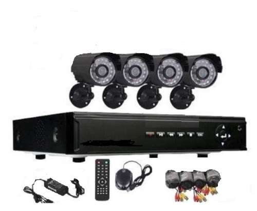 CCTV SURVEILLANCE KITS  - 4CHANNEL - 1200 TVL COLOUR/IR OUTDOOR CAMS (3G & Internet remote viewing)