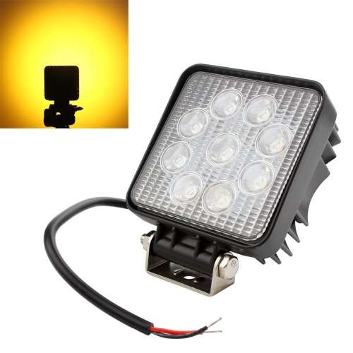 27W LED WORK LIGHTS - SUPER BRIGHT -  BRACKETS INCLUDED