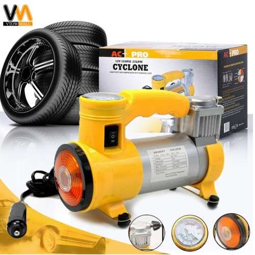 CYCLONE Heavy Duty Air Compressor w/ Working Light