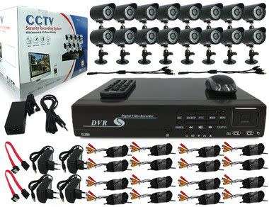 CCTV Security Surveillance KITS - 16ch Channel - AHD CAMERAS (5G & Internet remote viewing)
