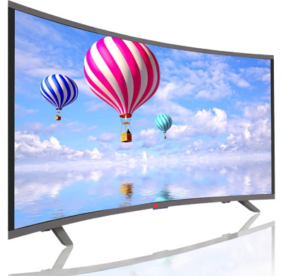 32" LED CURVE TV - SUPERIOR LED COLOUR TECHNOLOGY WITH SIDE BUILT IN SPEAKERS