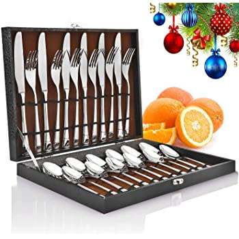 Beautiful 24 Piece Cutlery Set - Silver