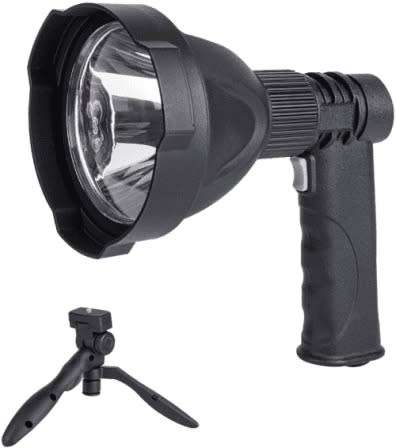 Long Shoot Strong LED Spotlight With Sidelight Multifunctional Outdoor Handheld Searchlight Powerful