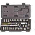 STOCK CLEARANCE - 40 Piece Socket Wrench Set - 1/4" & 3/8" Drive - up to 16mm Sockets