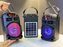 Solar Powered Wireless Bluetooth Speaker NS-S119S