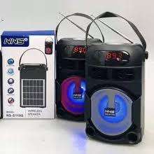 Solar Powered Wireless Bluetooth Speaker NS-S119S