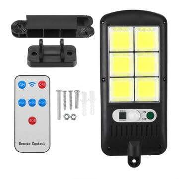 Solar Induction Wall Lamp with Remote Control