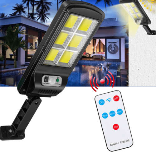 Solar Induction Wall Lamp with Remote Control