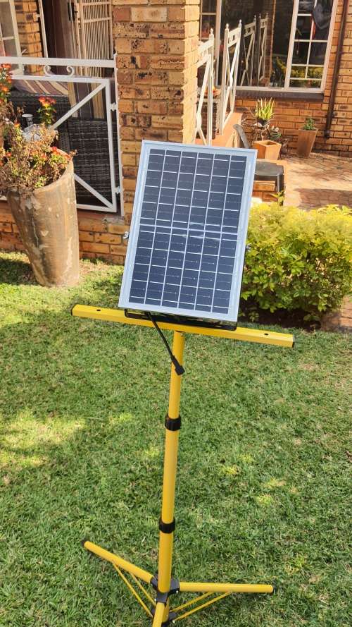 60W Solar Outdoor Lights on Tripod with Remote Control