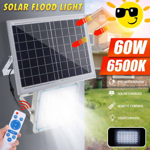 60W Solar Outdoor Lights on Tripod with Remote Control