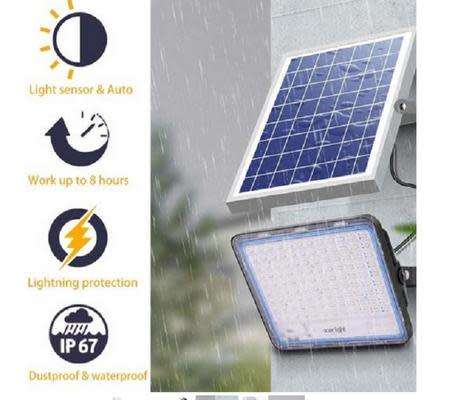60W Solar Outdoor Lights on Tripod with Remote Control