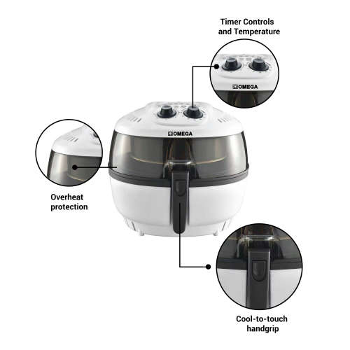 Omega Air Fryer 6.0L - 1300W