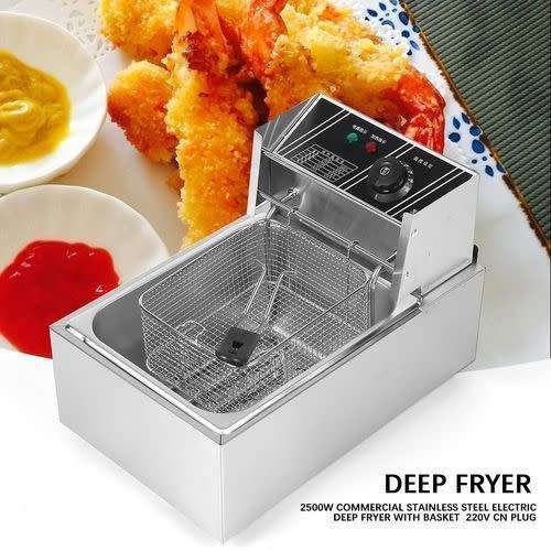 Commercial Electric Chips Deep Fryer - 4.5L - 2500W