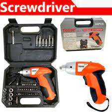 45Pcs 4.8V Rechargeable Electric Cordless Screwdriver Drill Set