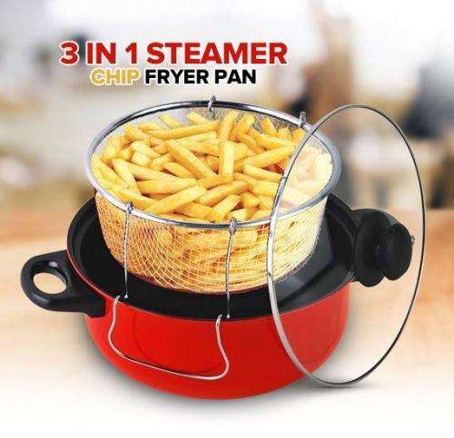 3 in 1 Steamer, Cooker And Fryer