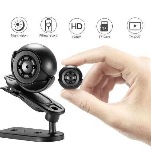 Full HD SQ6 Mini Spy Camera - 140 Degree View - IR Night Vision - Motion Detection