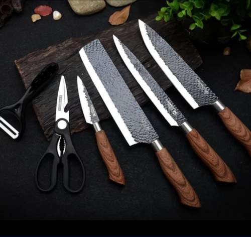 6Pc Non-Stick Coating Finishing Knife set