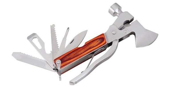 Multi-purpose ax hammer bottle opener hammer combination tool pliers ax with pouch