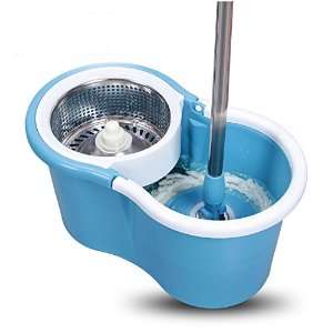 360 Rotating Magic Spin Mop Stainless Steel Dehydrate Basket