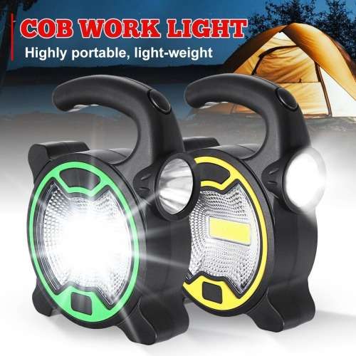 PORTABLE LED  LIGHT - WITH SIDE FLASHLIGHT - GREAT TO HAVE!!!!