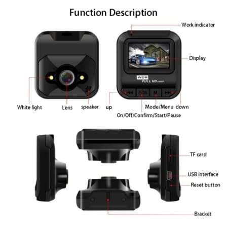 LATEST 1080P Car HD DVR CAMERA (Dash Cam)