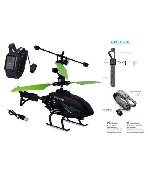 HELICOPTER - Hand Controlled Induction Flight - Wireless Remote !!! Great for the Kids !!!