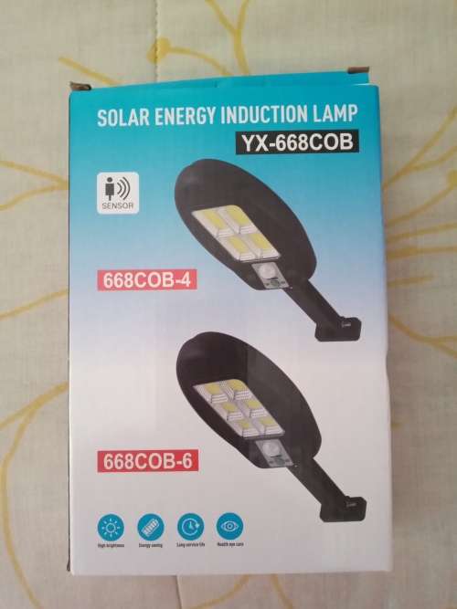 Latest Solar Induction 668COB-4  Light with Remote Control !!! - Motion Sensor