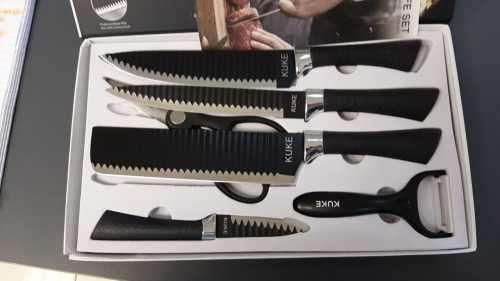 6Pc Non-Stick Coating Finishing Knife set