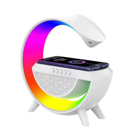 Rainbow Light -Wireless Charger- Bluetooth Speaker - 15W - 3 in 1