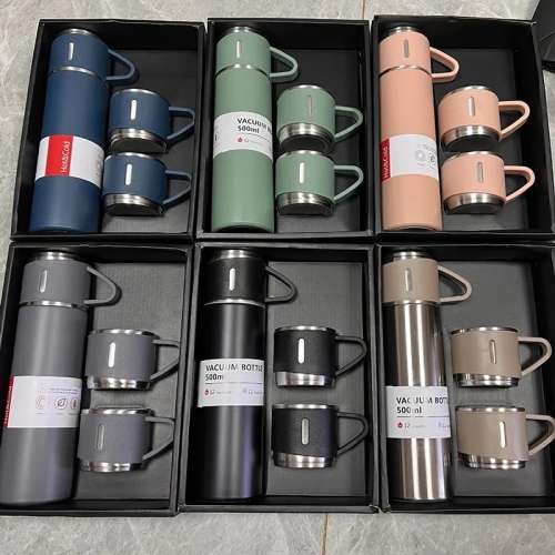 Thermal Insulated Travel Flask Set