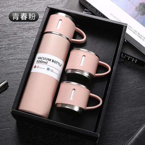Thermal Insulated Travel Flask Set