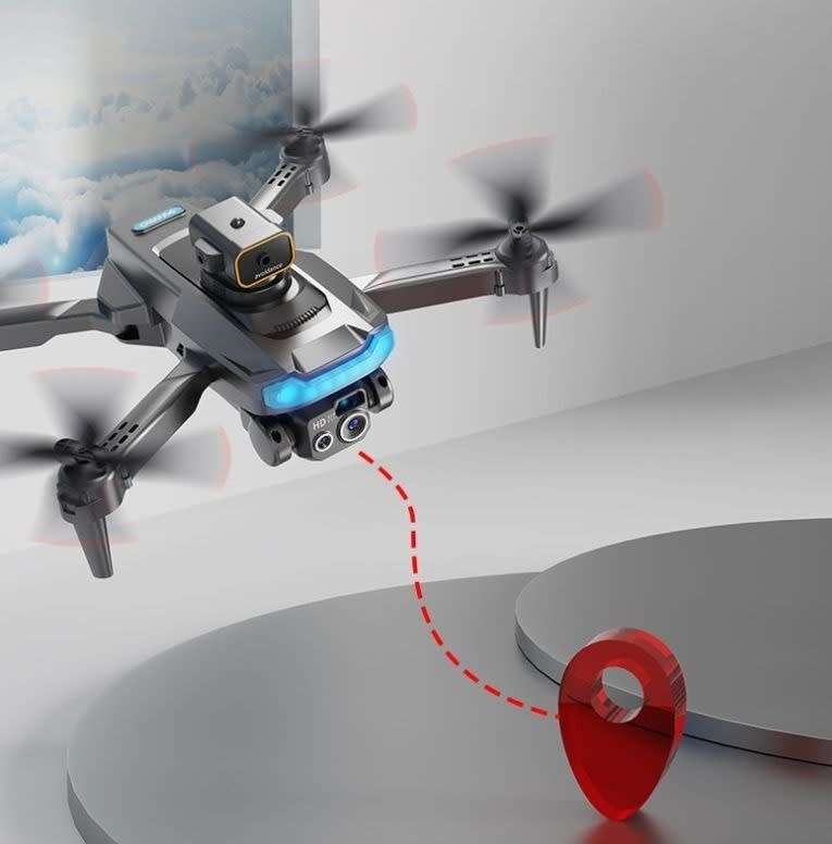 P15 Pro HD Dual Camera Drone - Intelligent Obstacle Avoidance - Carry Case Included