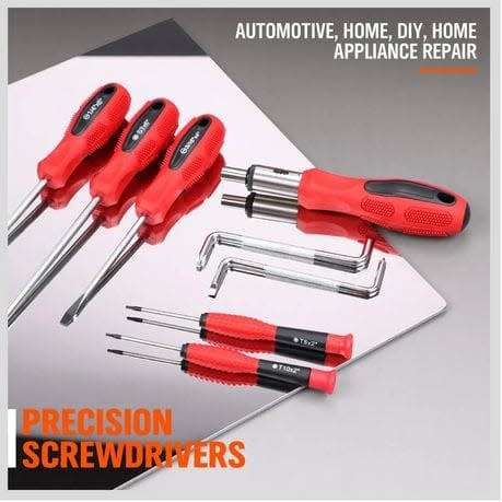 MASSIVE  100  piece CHROME VANADIUM Screwdrivers and Bits Set